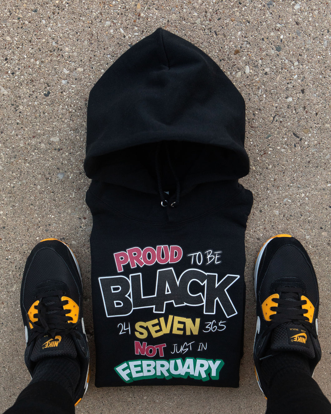 Proud To Be Black 24/7/365 Unisex Pullover Hoodie