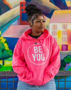 BE YOU Logo Men's Pullover Hoodie