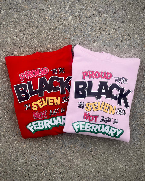 Black 247 Mens Pull Over Hoodie