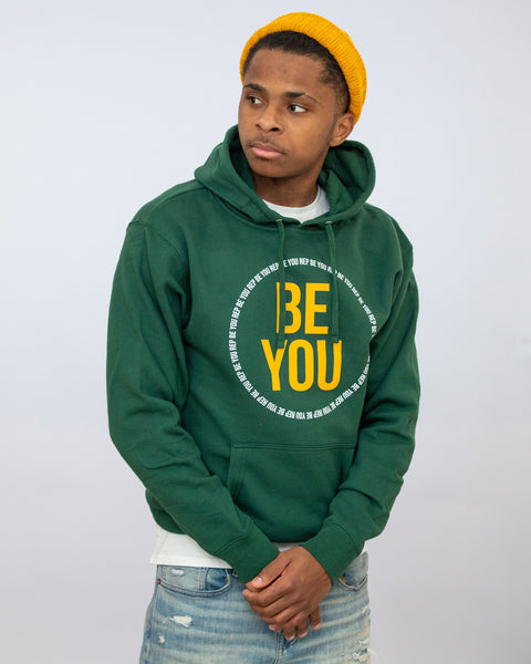 BE YOU Logo Men's Pullover Hoodie