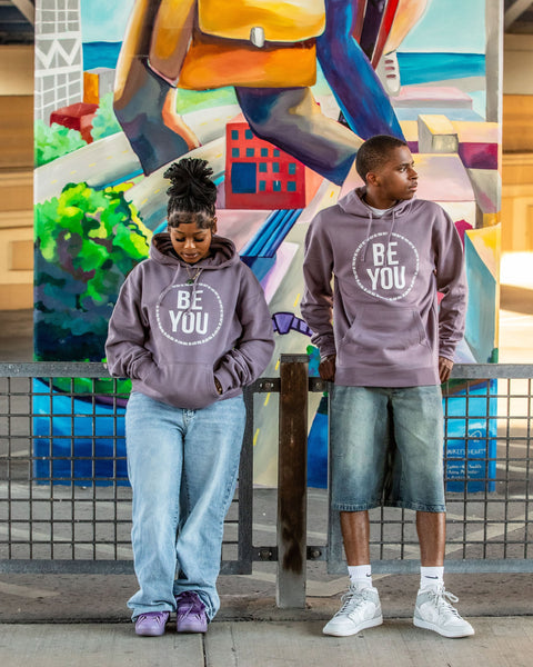 BE YOU Logo Men's Pullover Hoodie