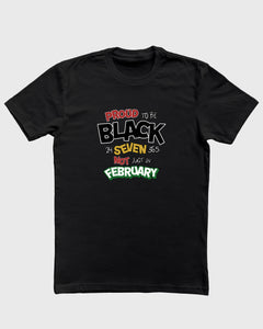 Proud To Be Black 24/7/365 Unisex T-Shirt